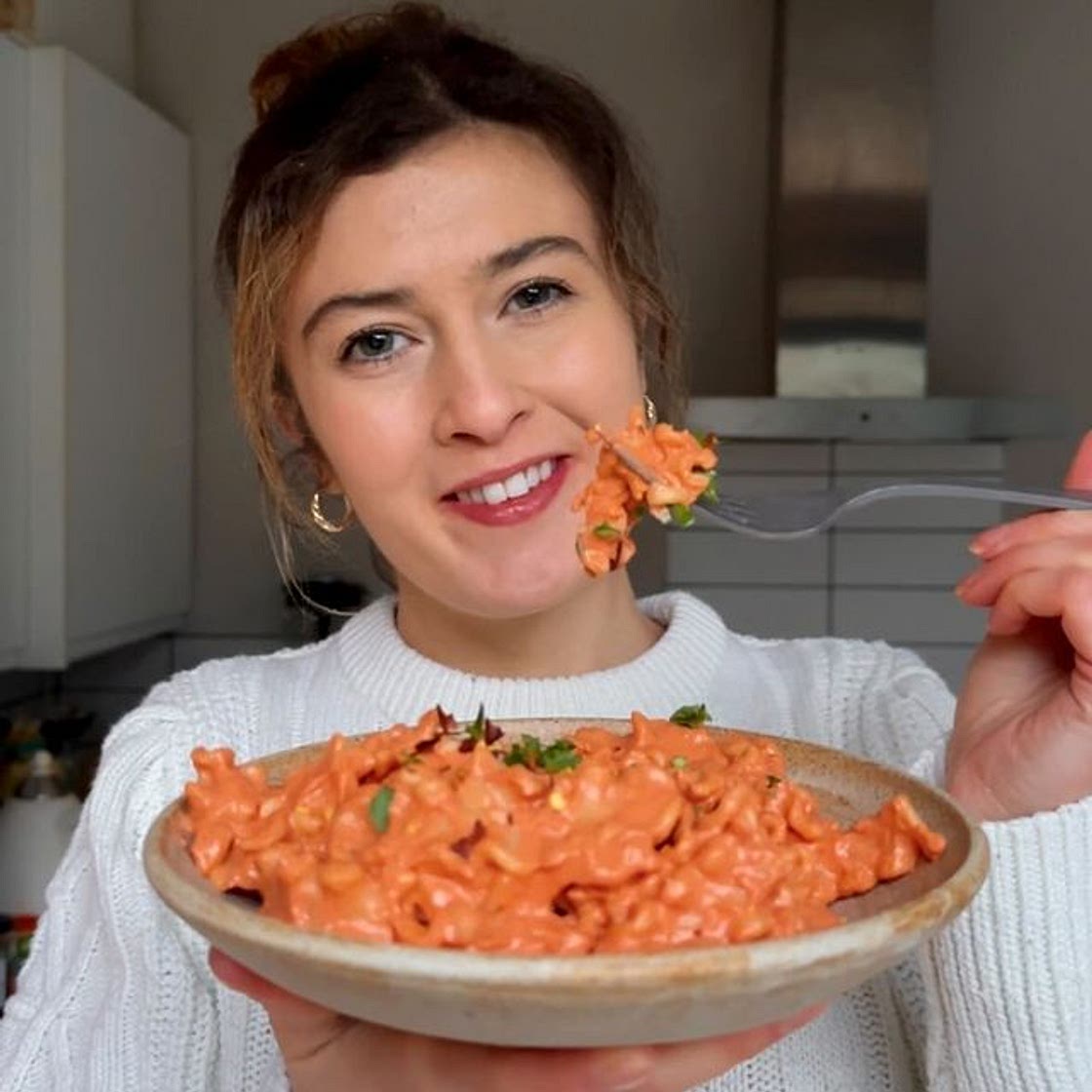 CREAMY SUN-DRIED TOMATO PASTA 🍅