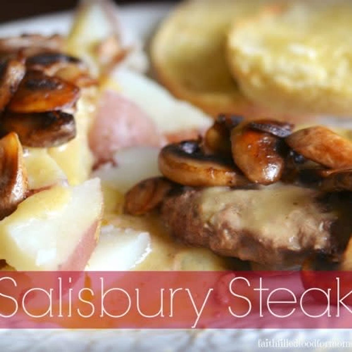 Salisbury Steak with Frozen Hamburger Patties