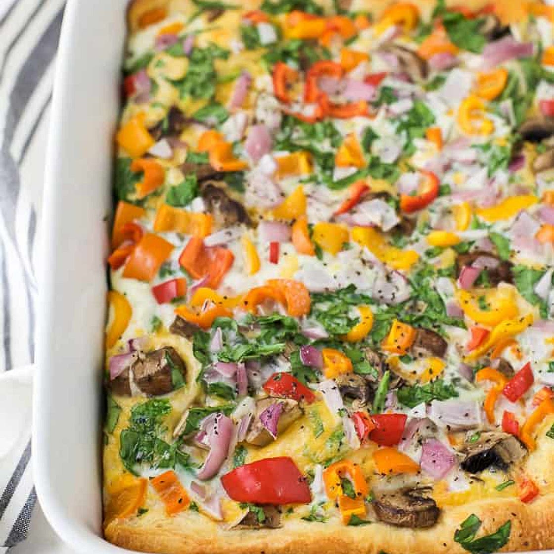 Egg and Vegetable Breakfast Casserole