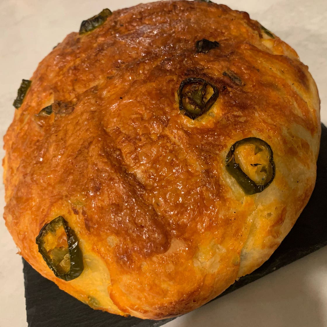 Jalapeno Cheddar Dutch Oven Bread