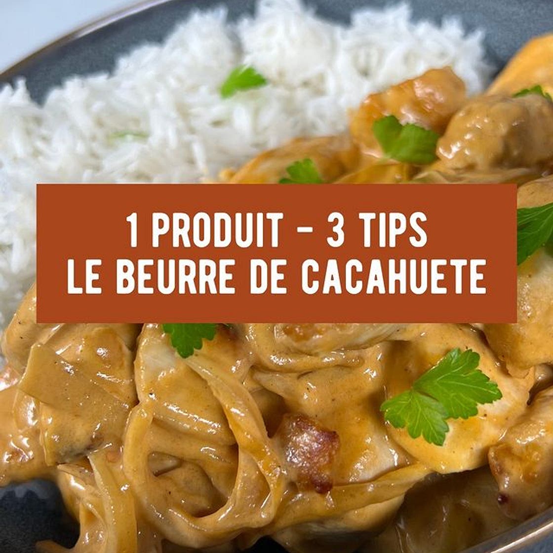 Poulet gourmand coco cacahuète