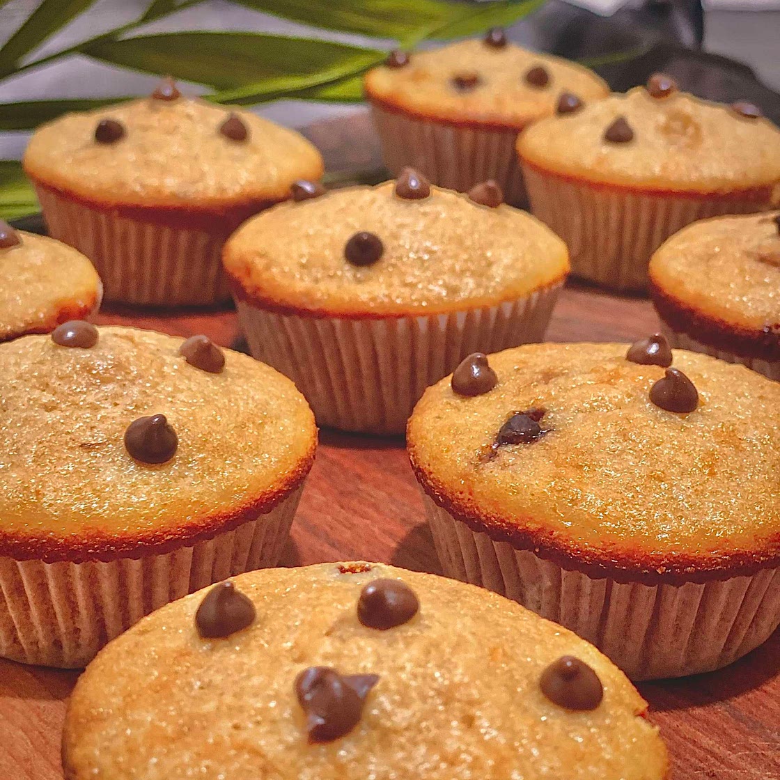 Oatmeal chocolate chip muffins