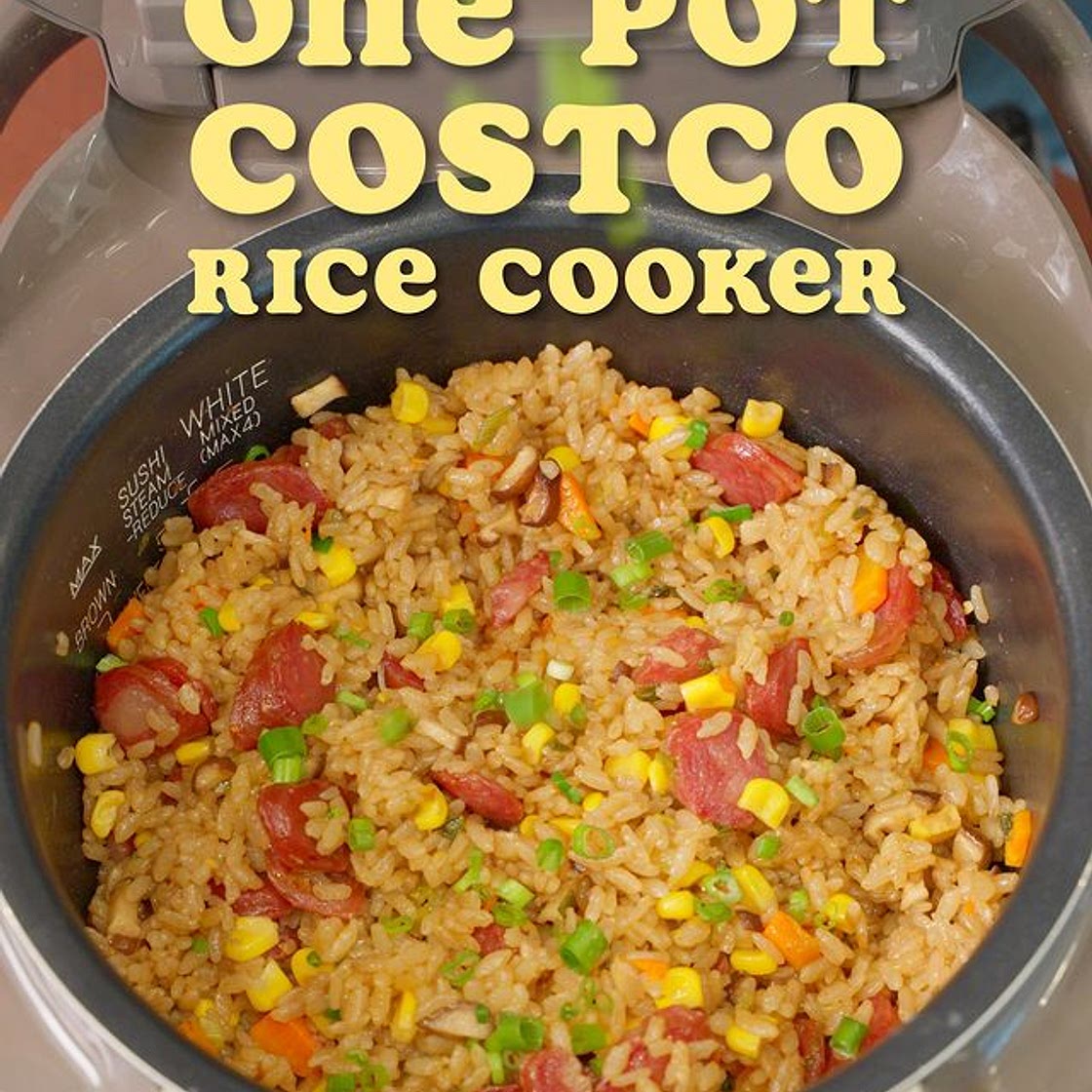 Rice cooker Chinese sausage