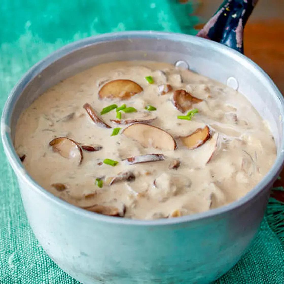 Champignon-Rahmsoße