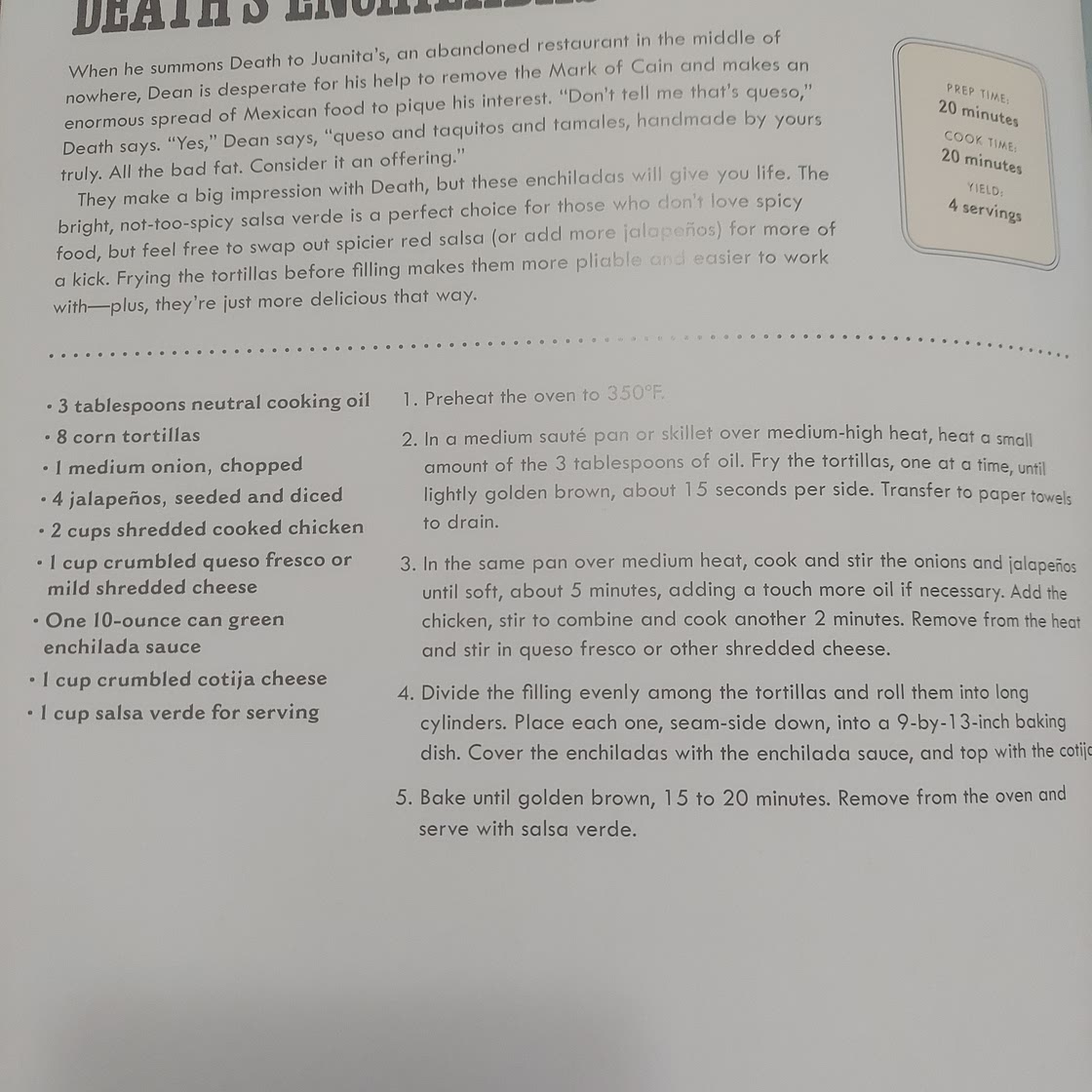 Death enchiladas