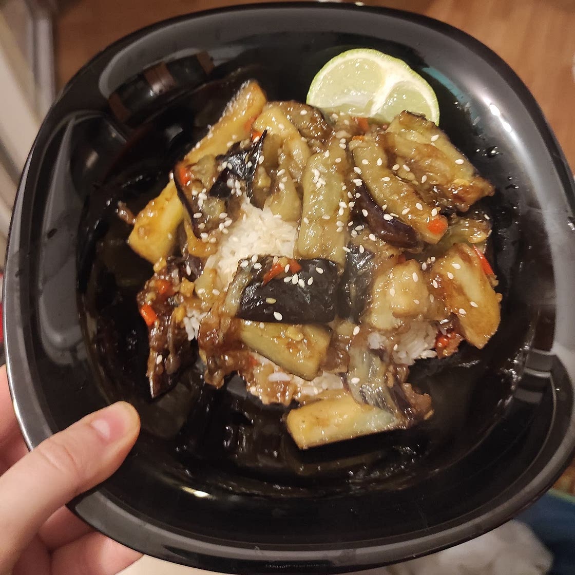 Chinese Eggplants in Chili Garlic sauce