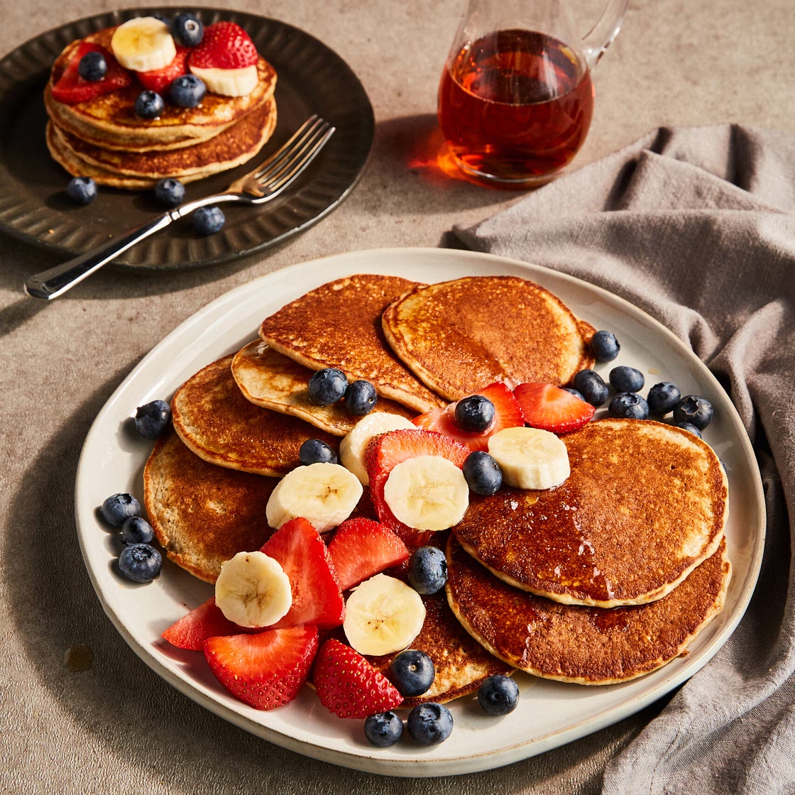 Banana Cottage Cheese Pancakes - Women of Today