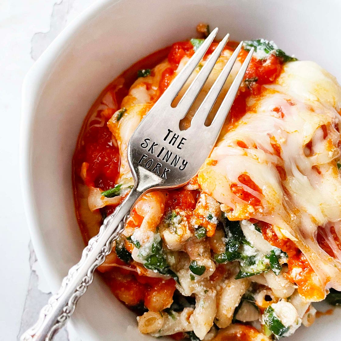 Spinach & Ricotta Pasta Bake — The Skinny Fork