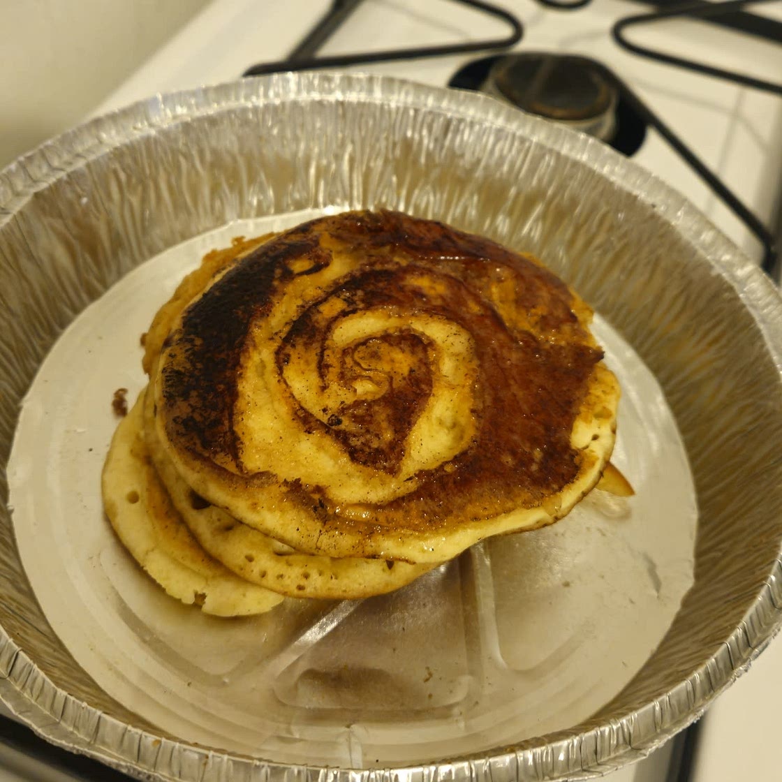 Cinnamon Roll Pancakes