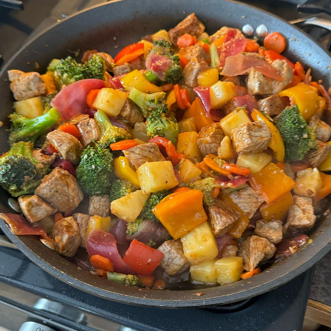 Sweet and Sour Pork Stir Fry