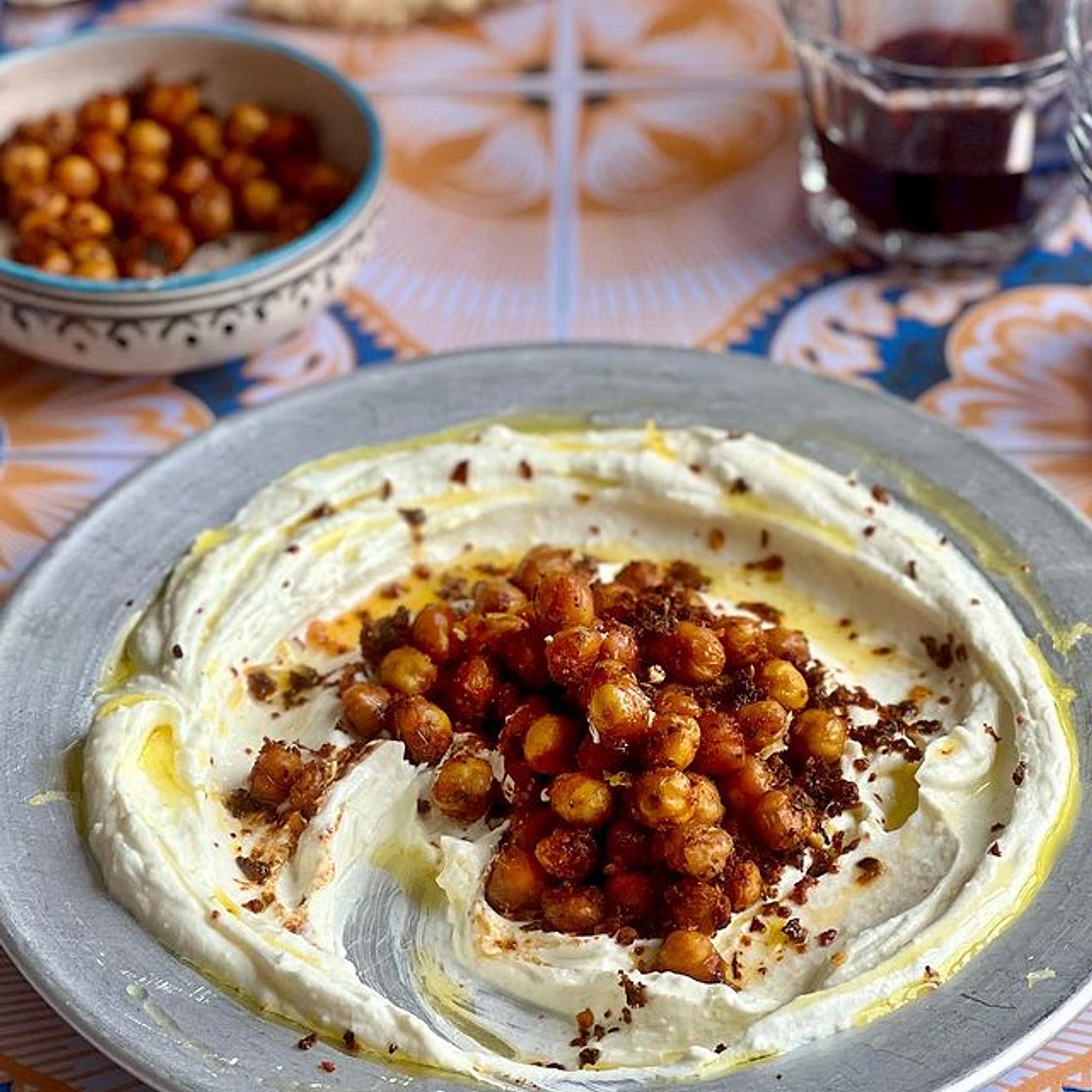 Crispy Chickpeas with Whipped Feta