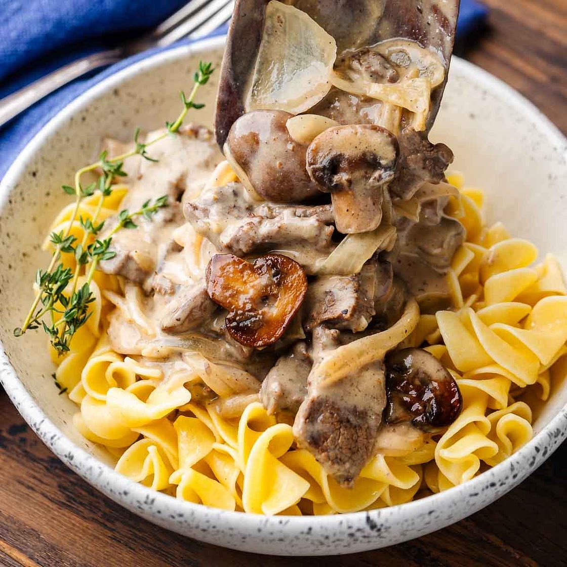 Steak Stroganoff