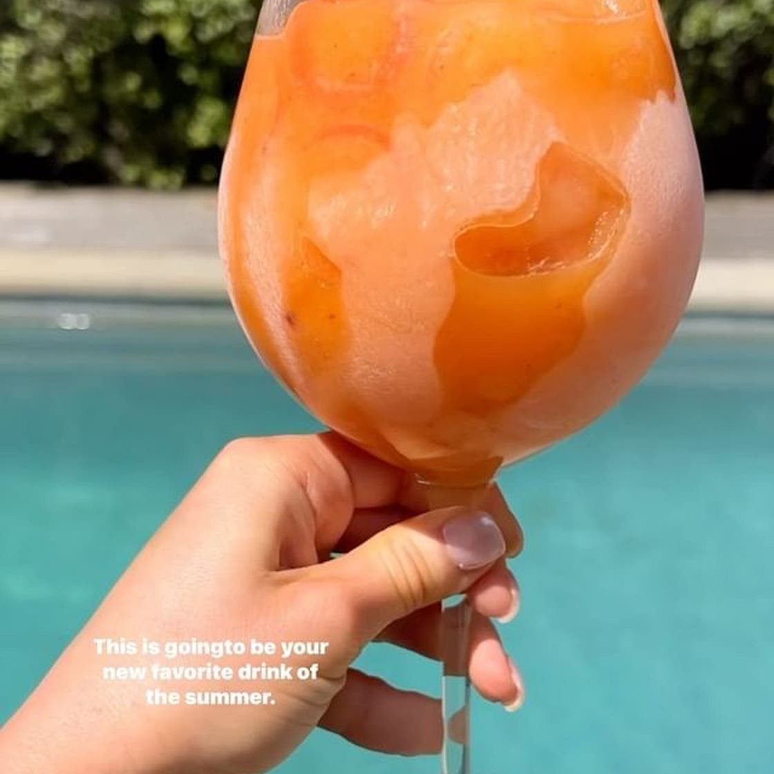 Peach Frosé