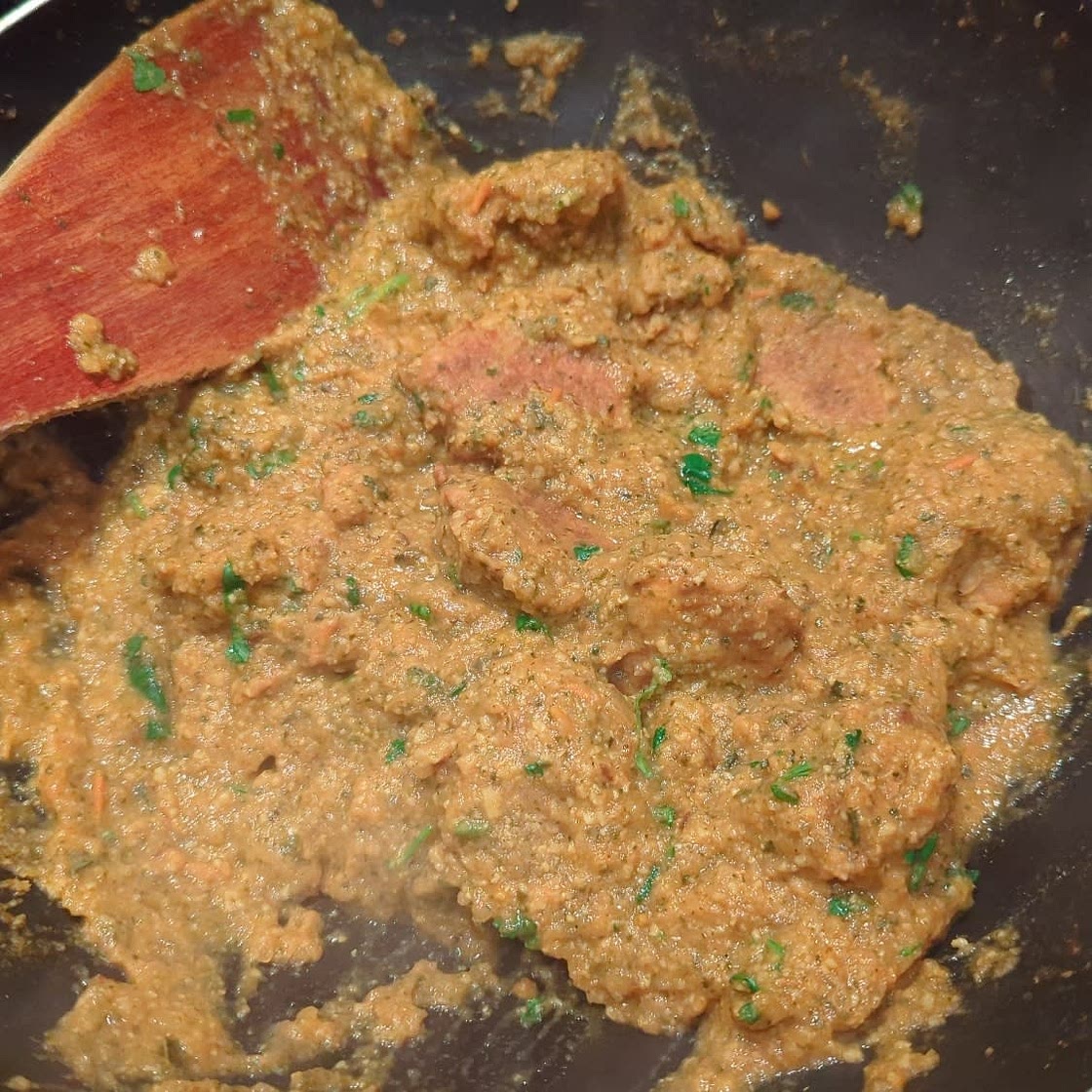 Vegan Malai Kofta (Indian dumplings in Tomato onion curry sauce)