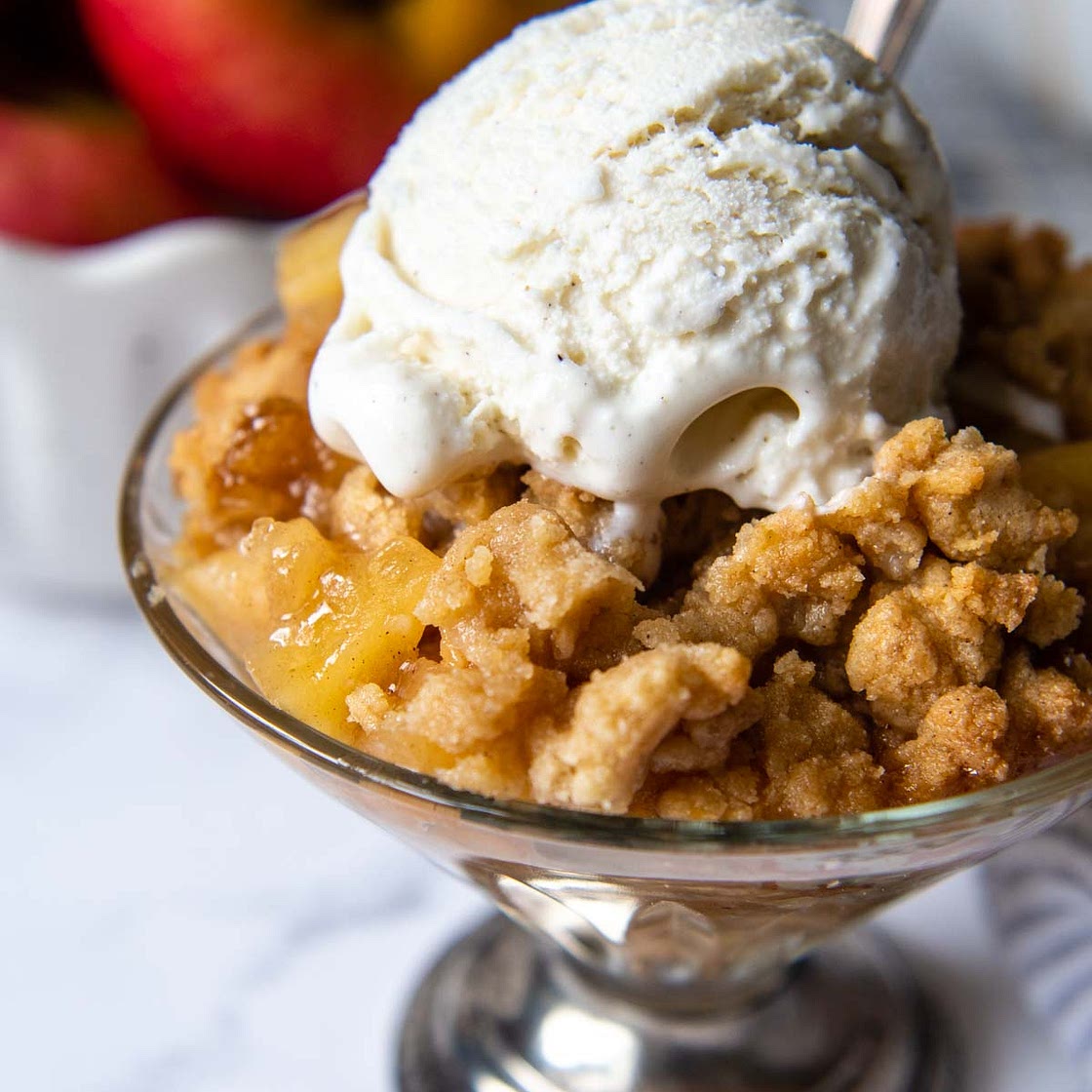 Easy Gluten-Free Apple Crisp Without Oats