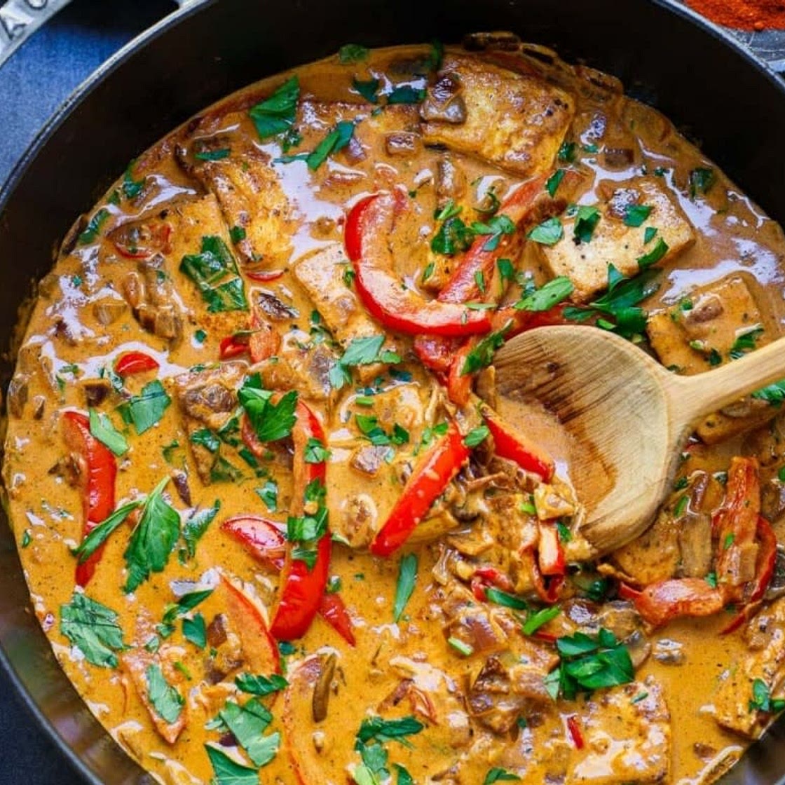 Tofu paprikash
