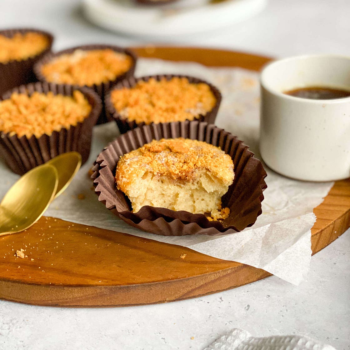 66 Calorie Coffee Cake Muffins