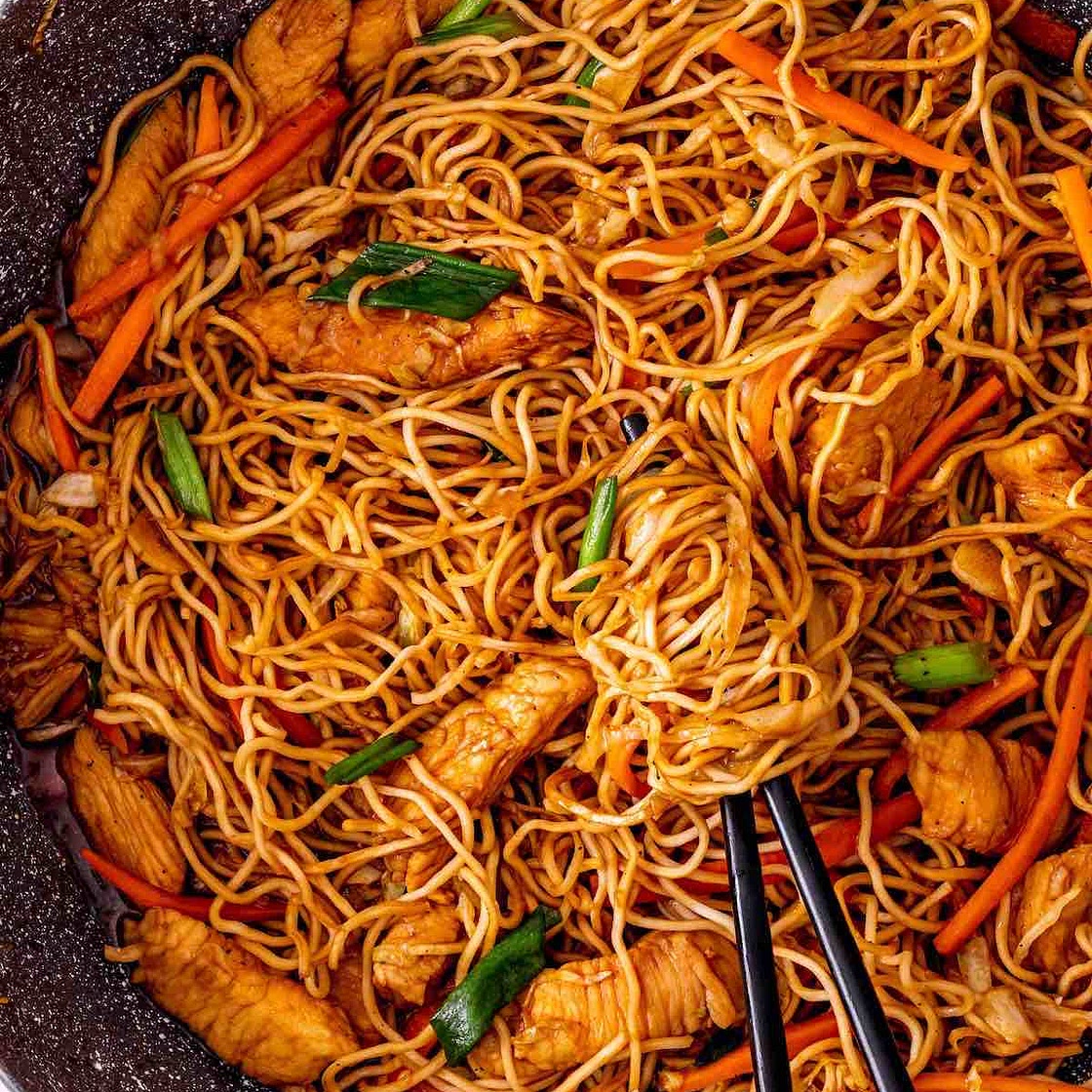 High Protein Homemade Chicken Chow Mein