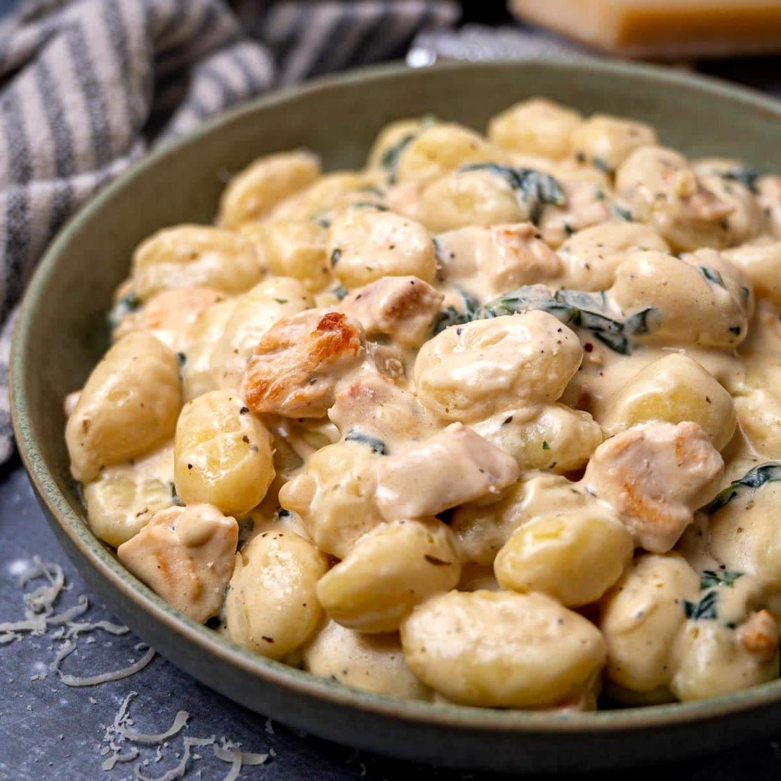 High Protein Chicken Gnocchi Bake