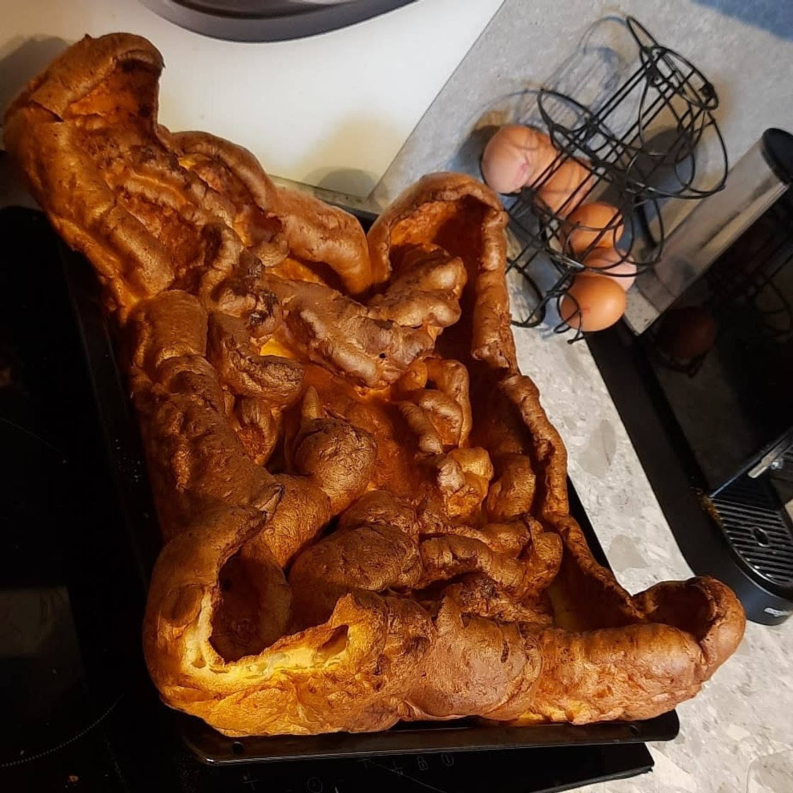 Eggs Benedict Dutch Baby
