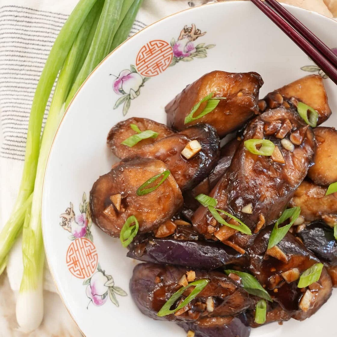 Chinese Eggplant with Garlic Sauce