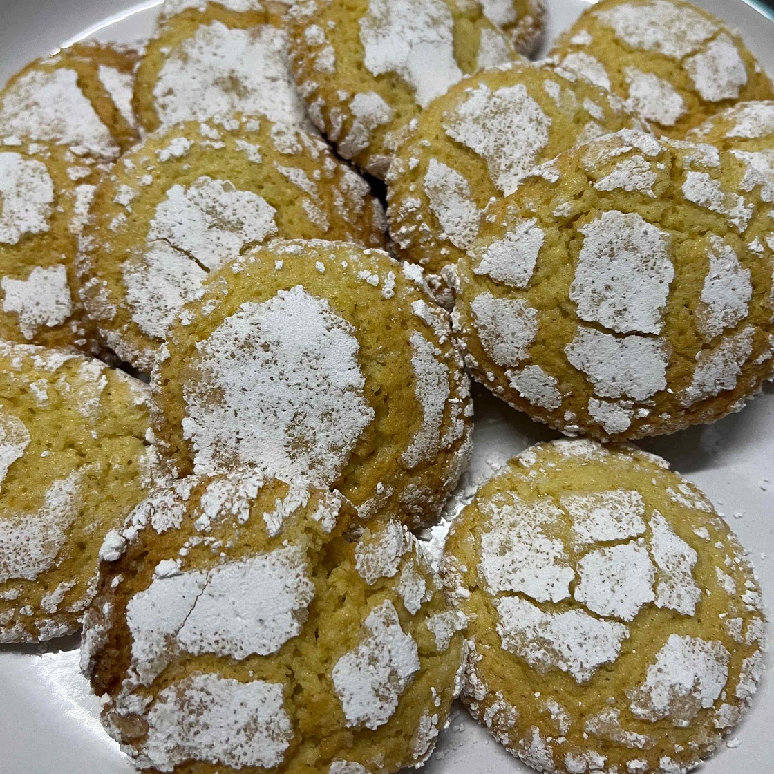 Lemon Crinkle Cookies