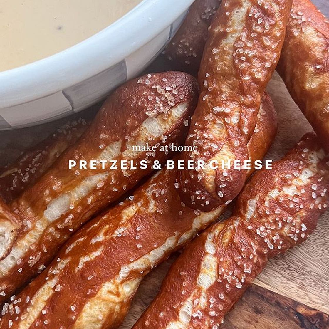 GERMAN SOFT PRETZELS & BEER CHEESE