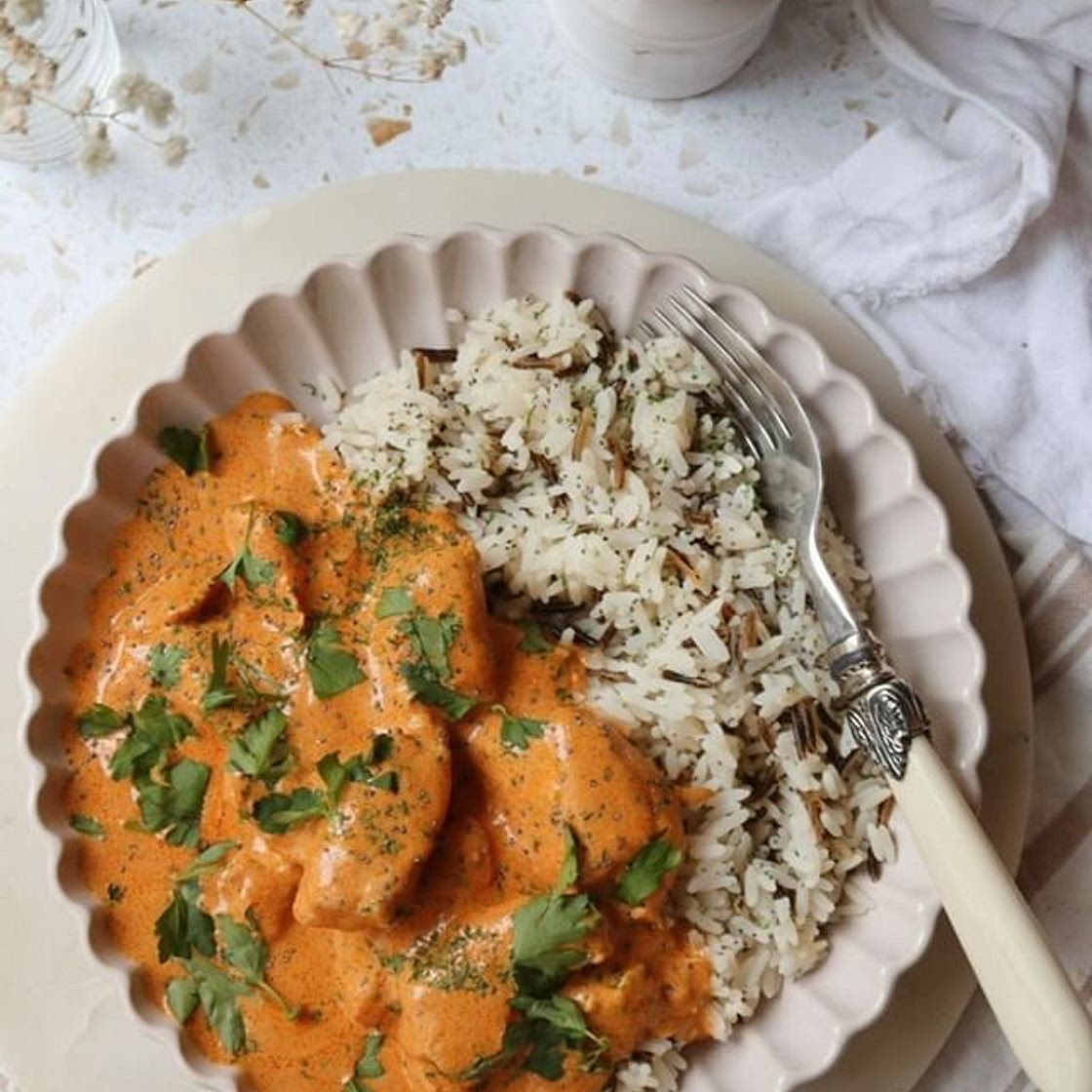 SLOW COOKER BUTTER CHICKEN 🫶😍 So simple but so delicious! I love