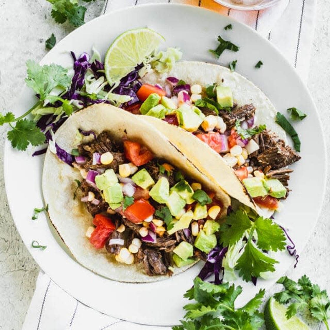 Slow Cooker Beef Barbacoa Tacos