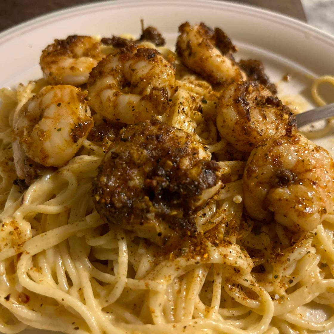 Cajun shrimp pasta
