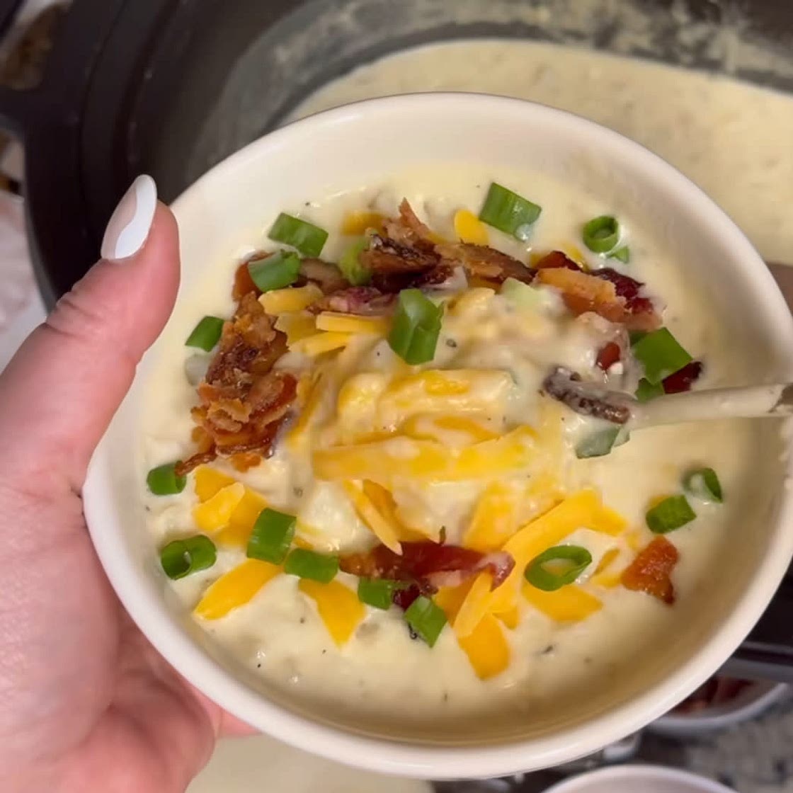 Crockpot Easy Baked Potato Soup