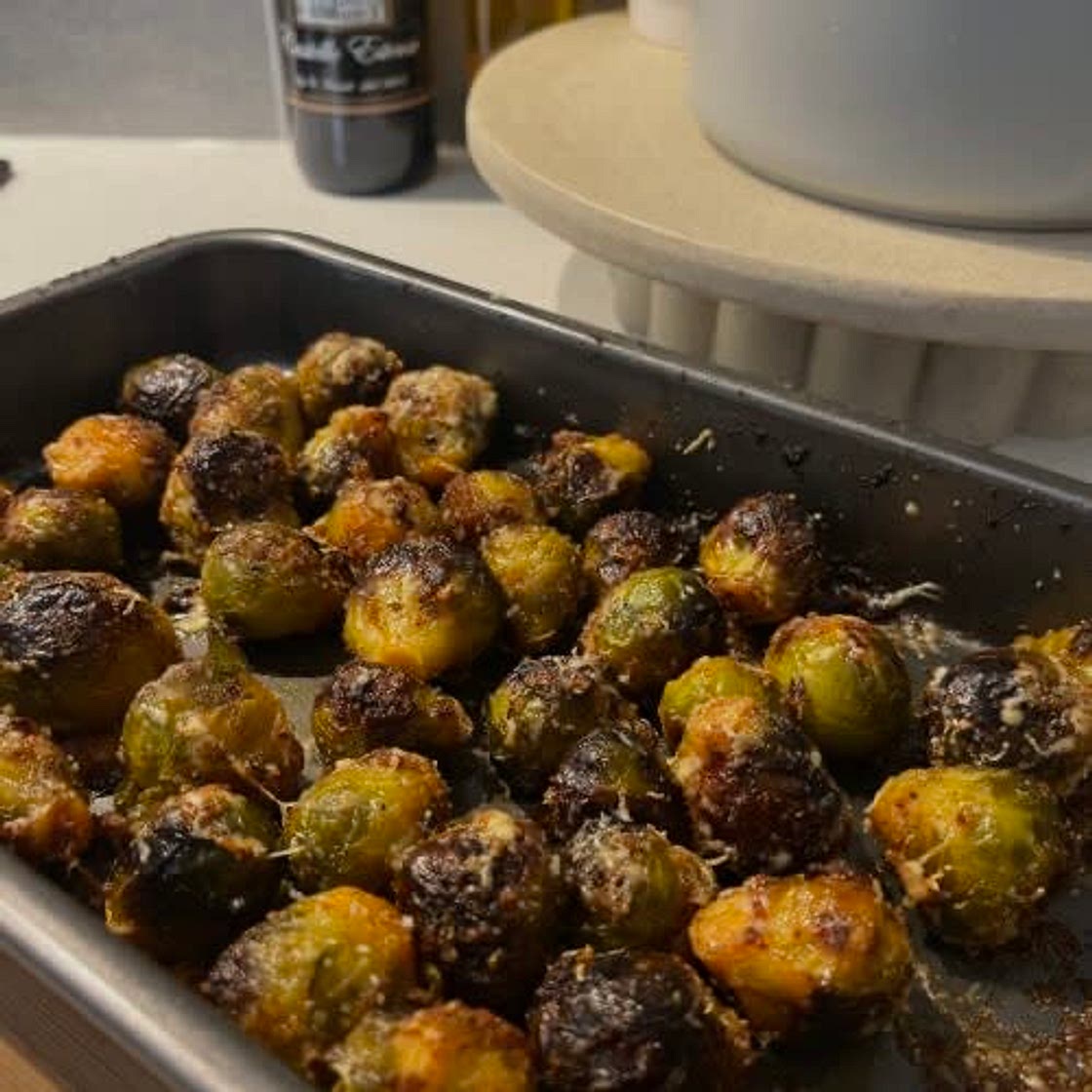 Parmesan Roasted Brussel Sprouts