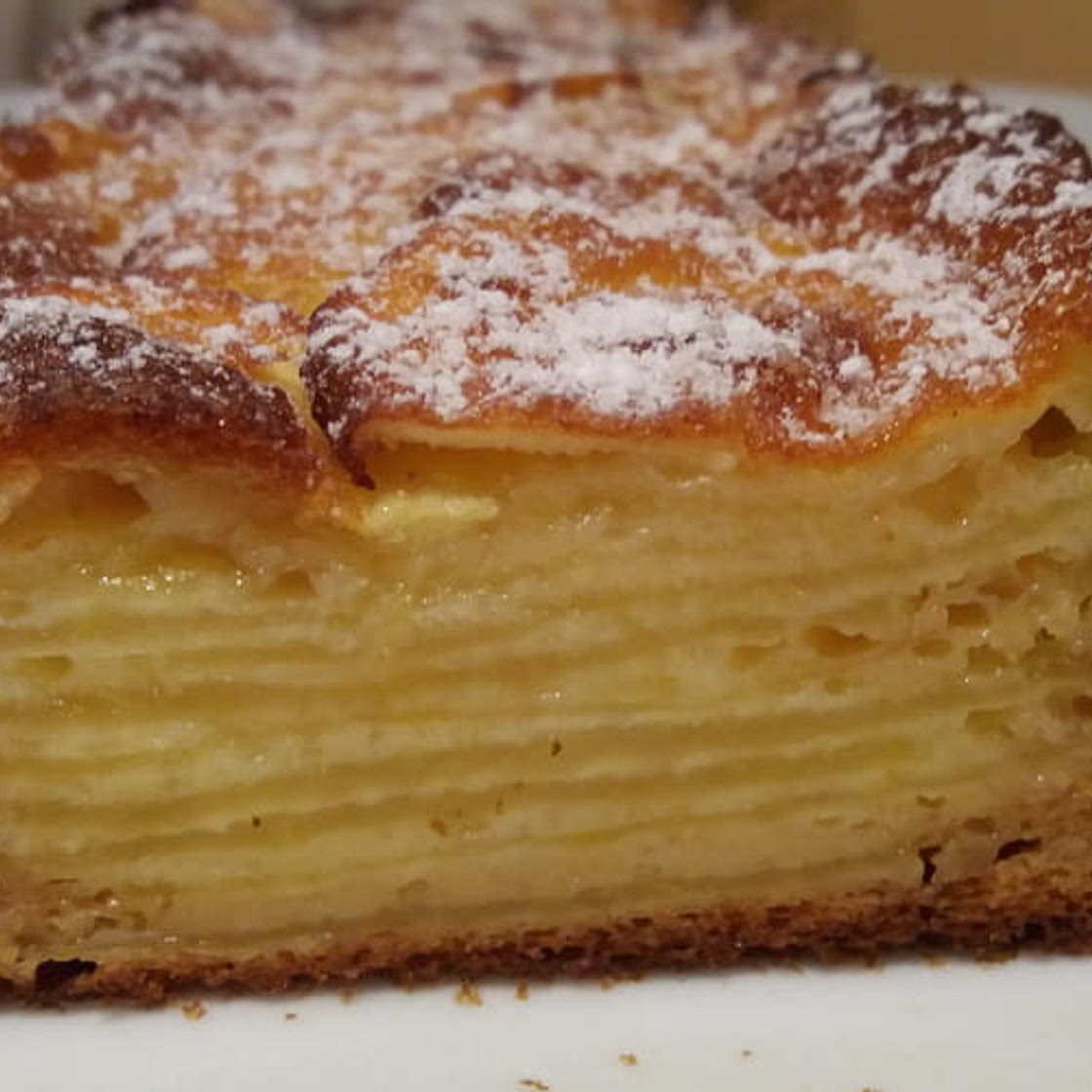 Gâteau invisible aux pommes