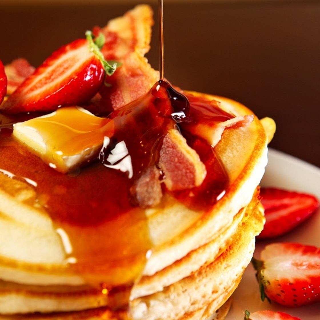 Bacon Buttermilk Pancakes Recipe