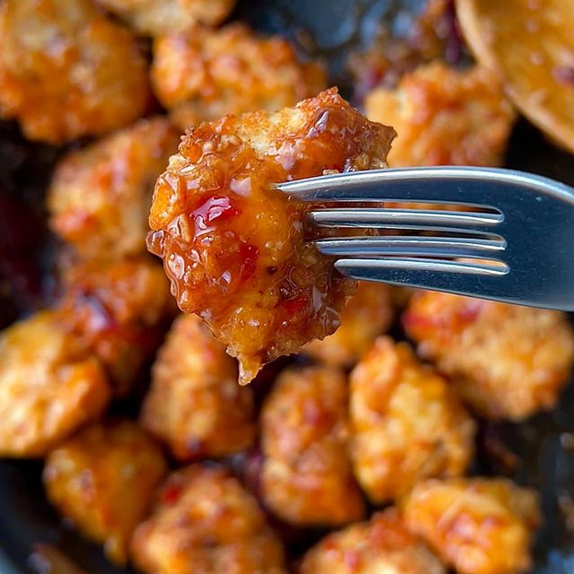 AIRFRYER STICKY 🍯 CHILLI CHICKEN ✨ My most viral recipe of 2023 