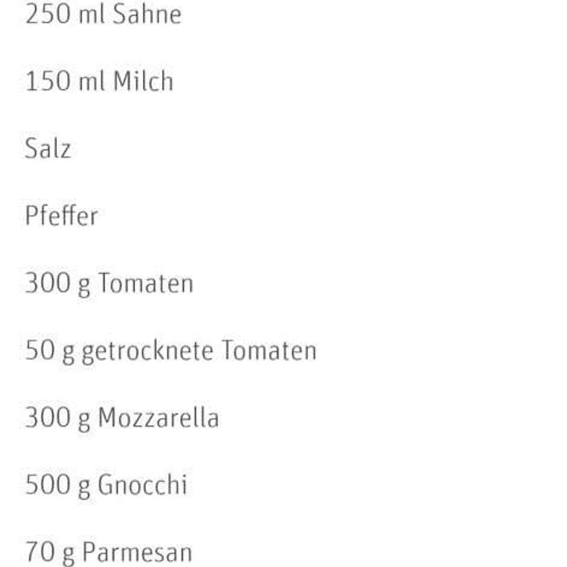 Gnocchi-Auflauf