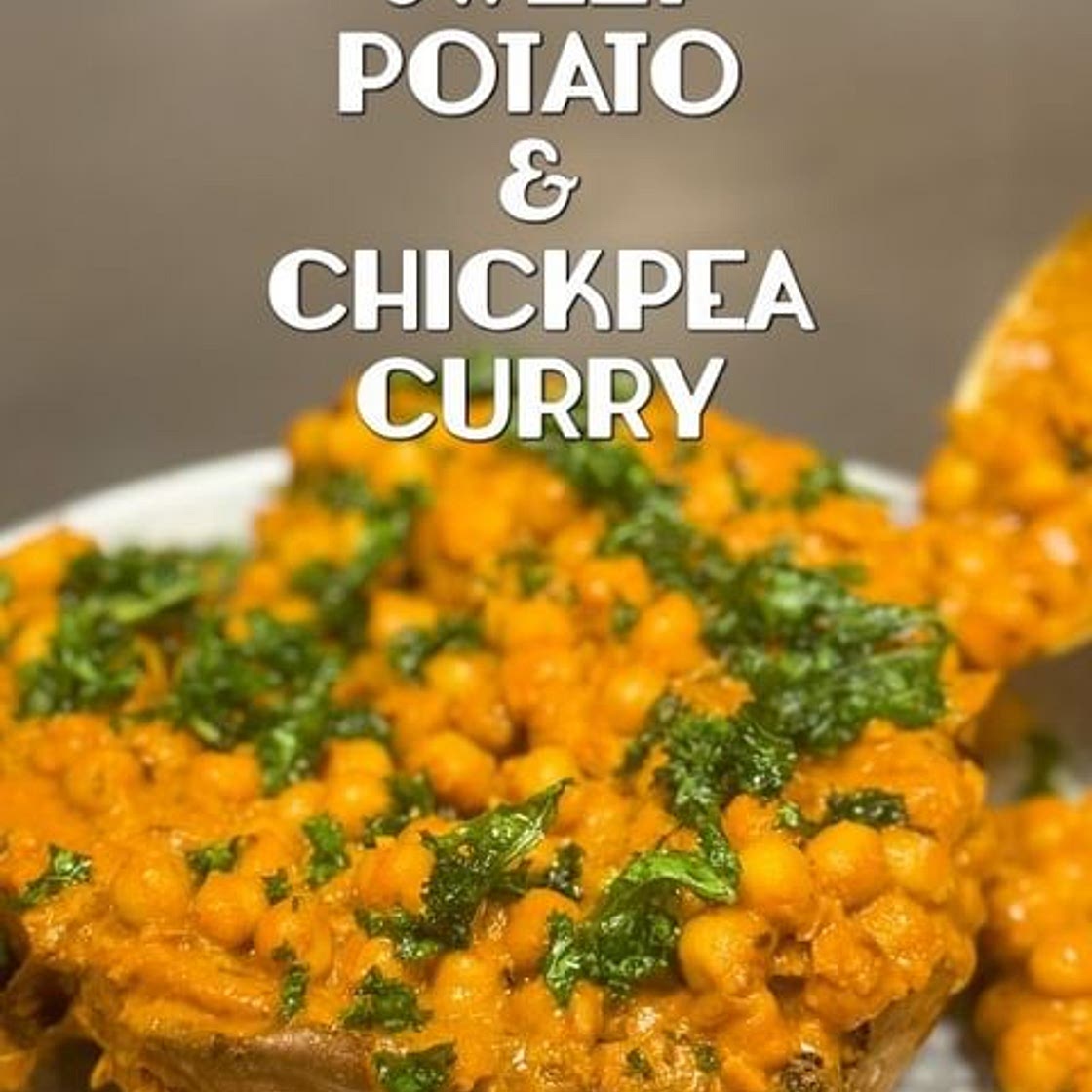 ROAST SWEET POTATO WITH CHICKPEA AND COCONUT CU