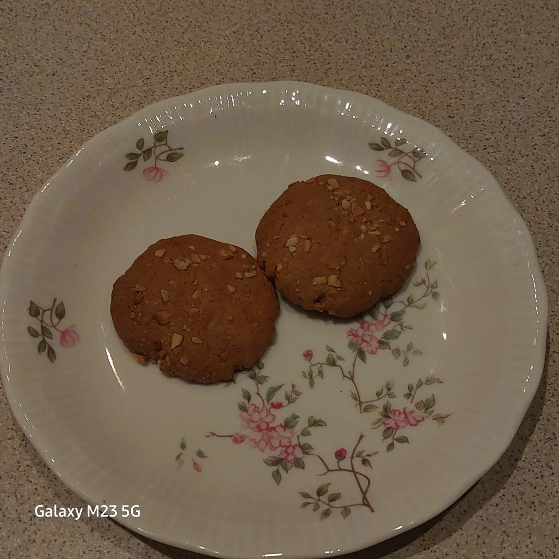 Coconut white chocolate biscuit cookies