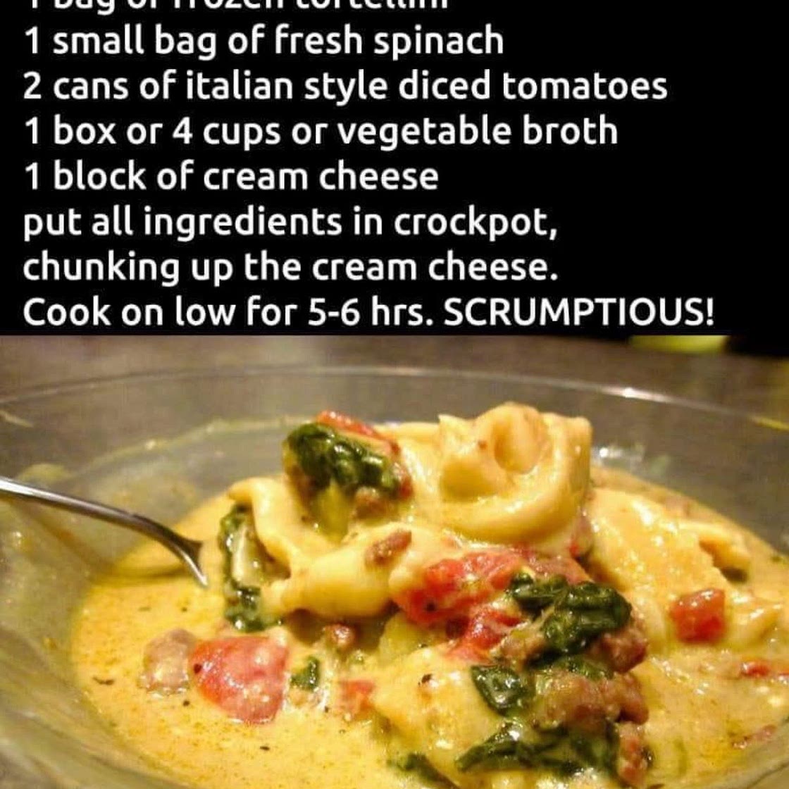Crockpot Tortellinj
