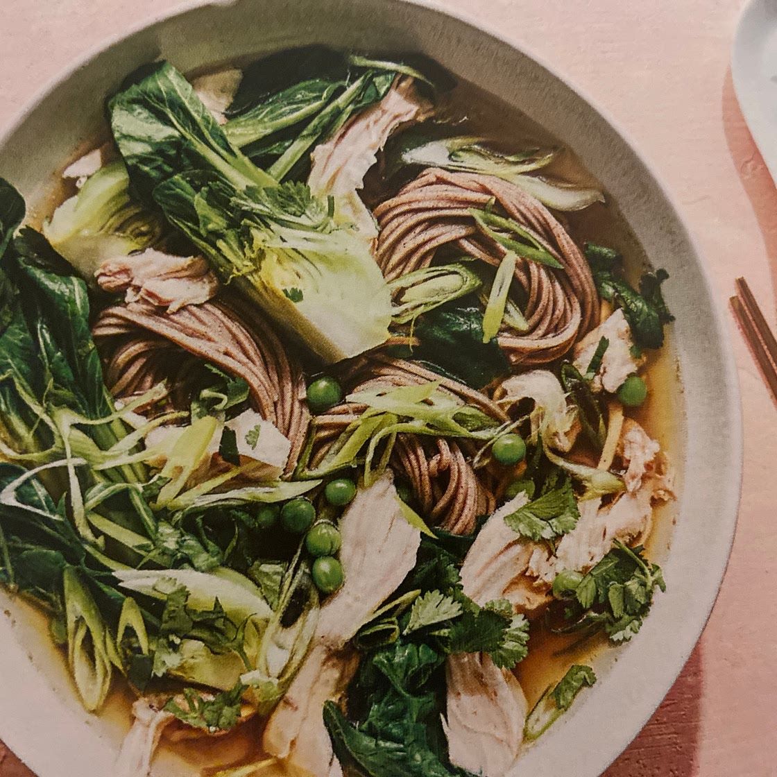 One-pot gut healthy noodle soup