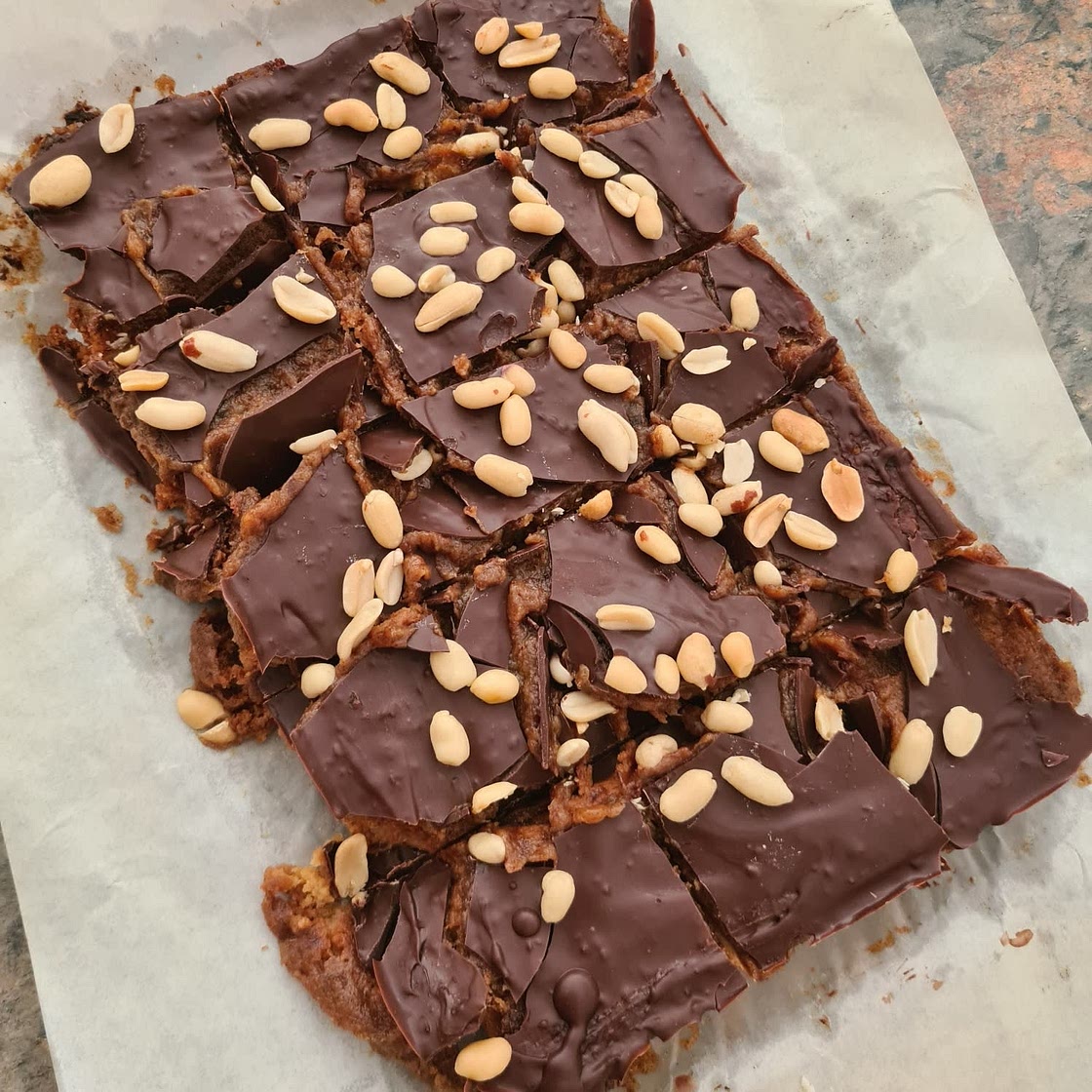 Choc Caramel Peanut Slice #2