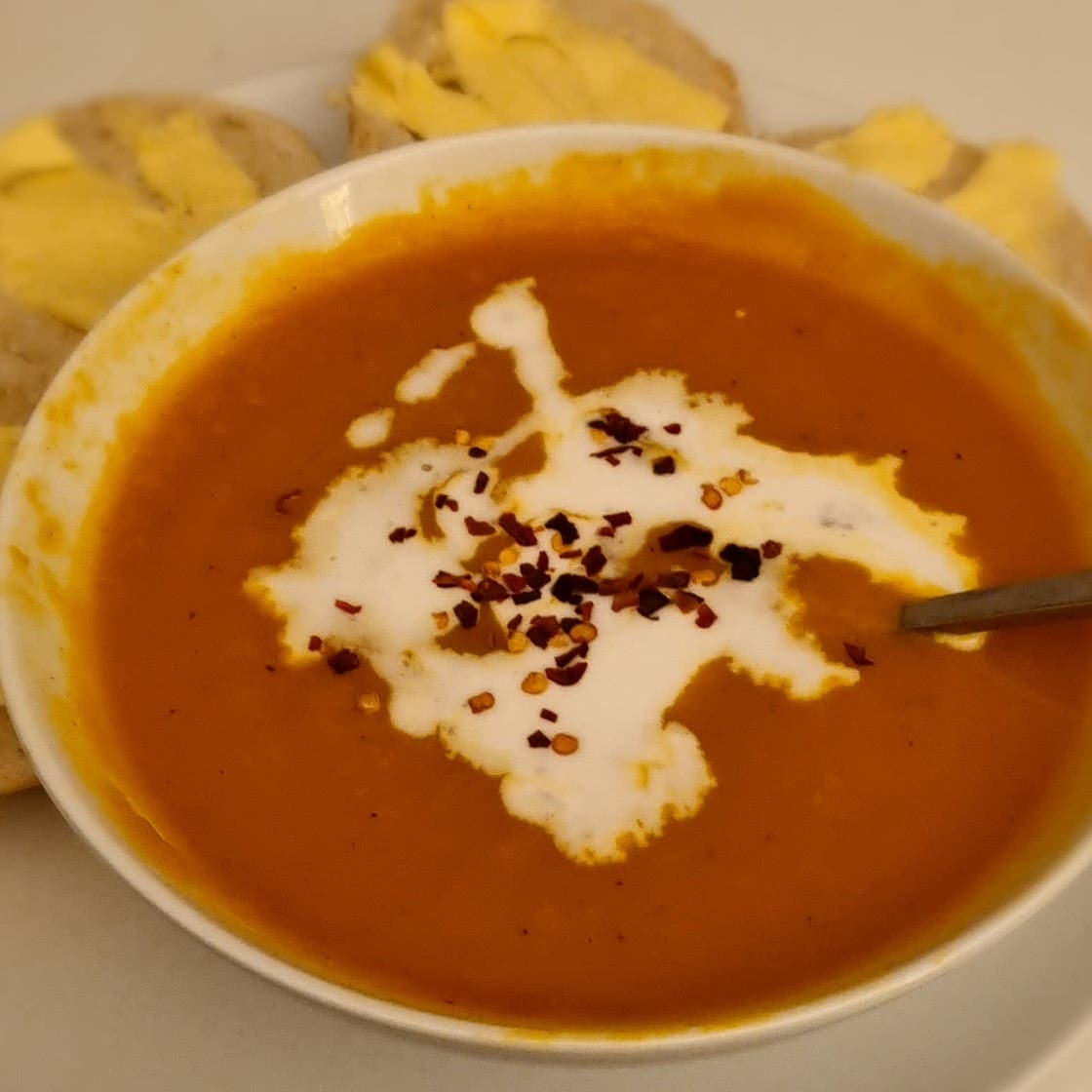 Slow Cooker Butternut Squash and Sweet Potato Soup