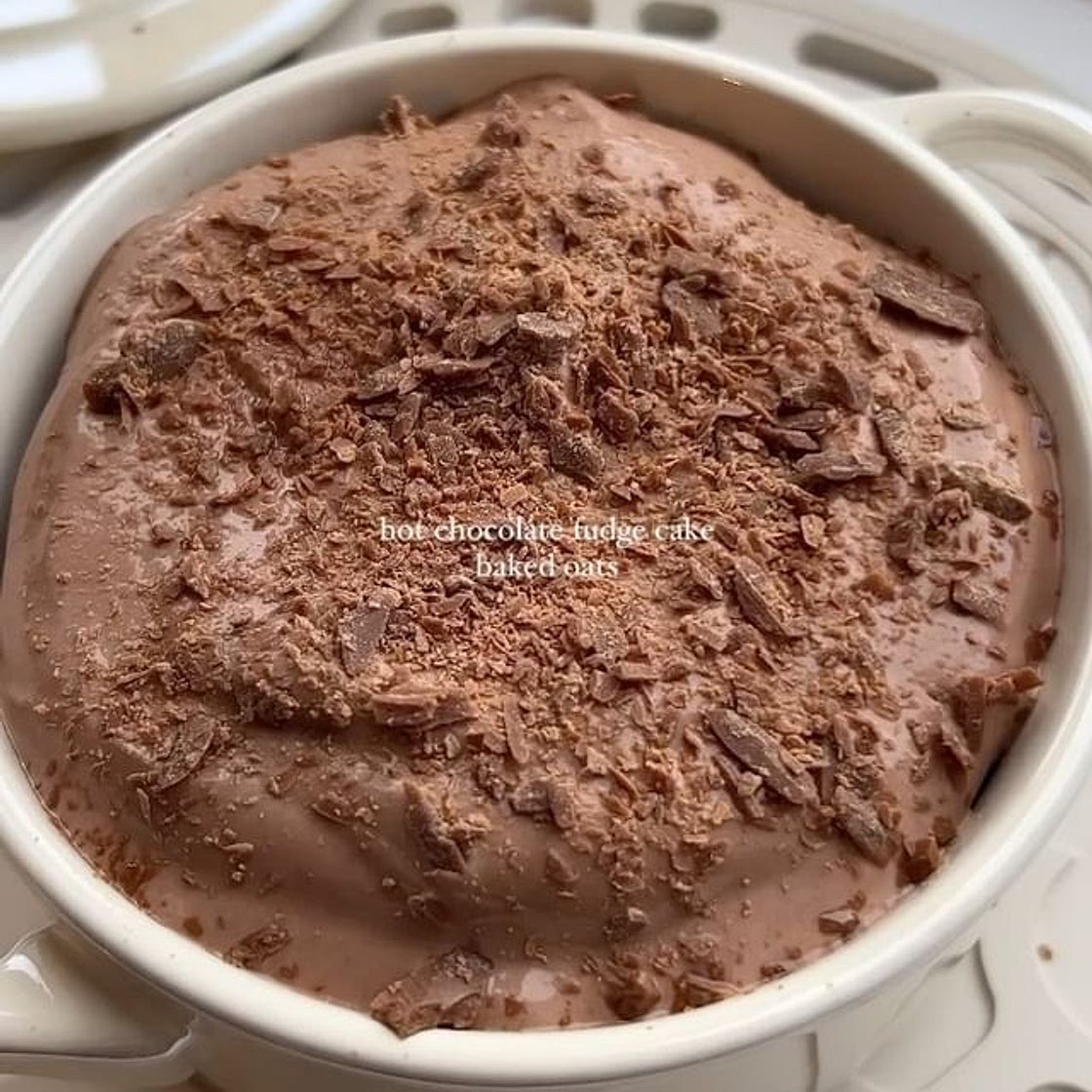 Hot chocolate fudge cake with a chocolate greek yoghurt frosting