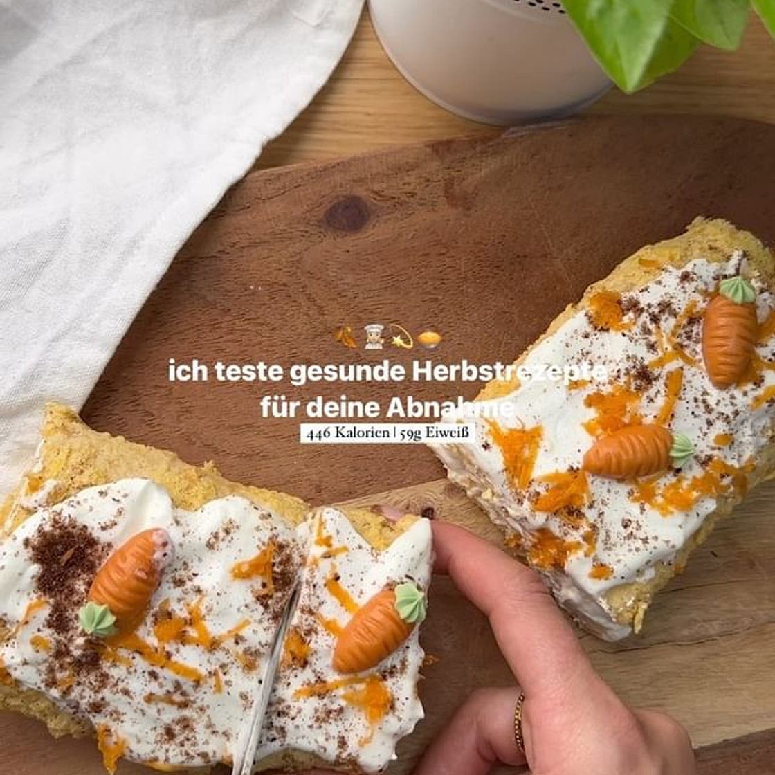 Carrot Cake Biskuitrolle🥧👩🏼‍🍳