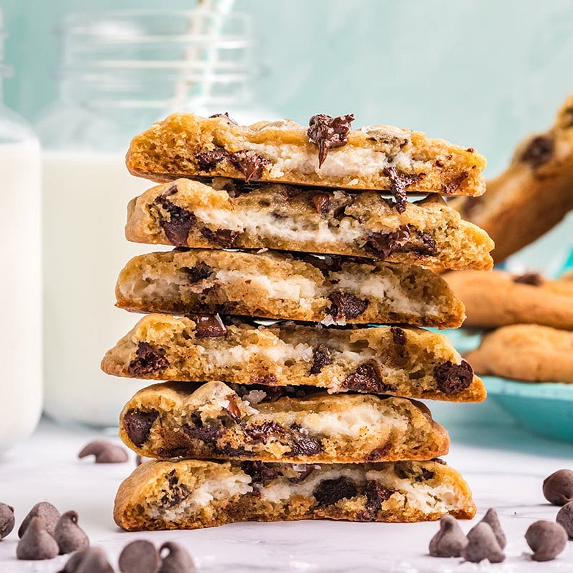 Cream Cheese Chocolate Chip Cookies