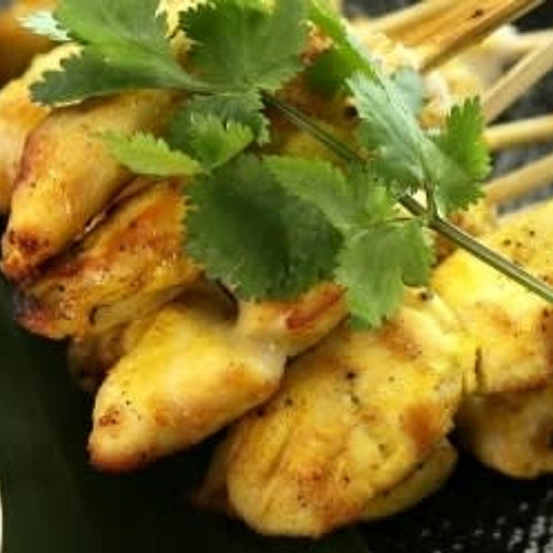 Chicken Satay with peanut sauce