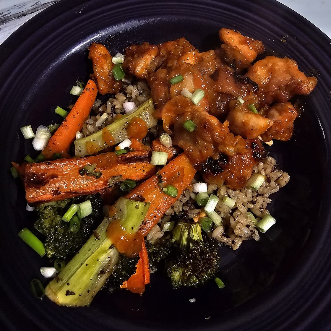 Sheet Pan Chili Orange Chicken and Broccoli