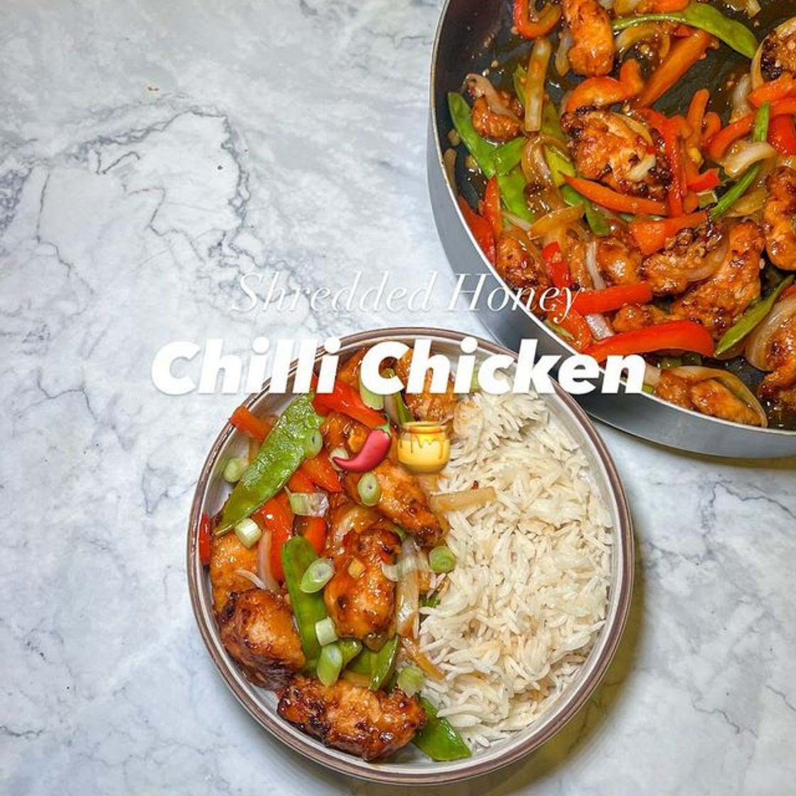 Shredded Honey Chilli Chicken 🍯🌶️