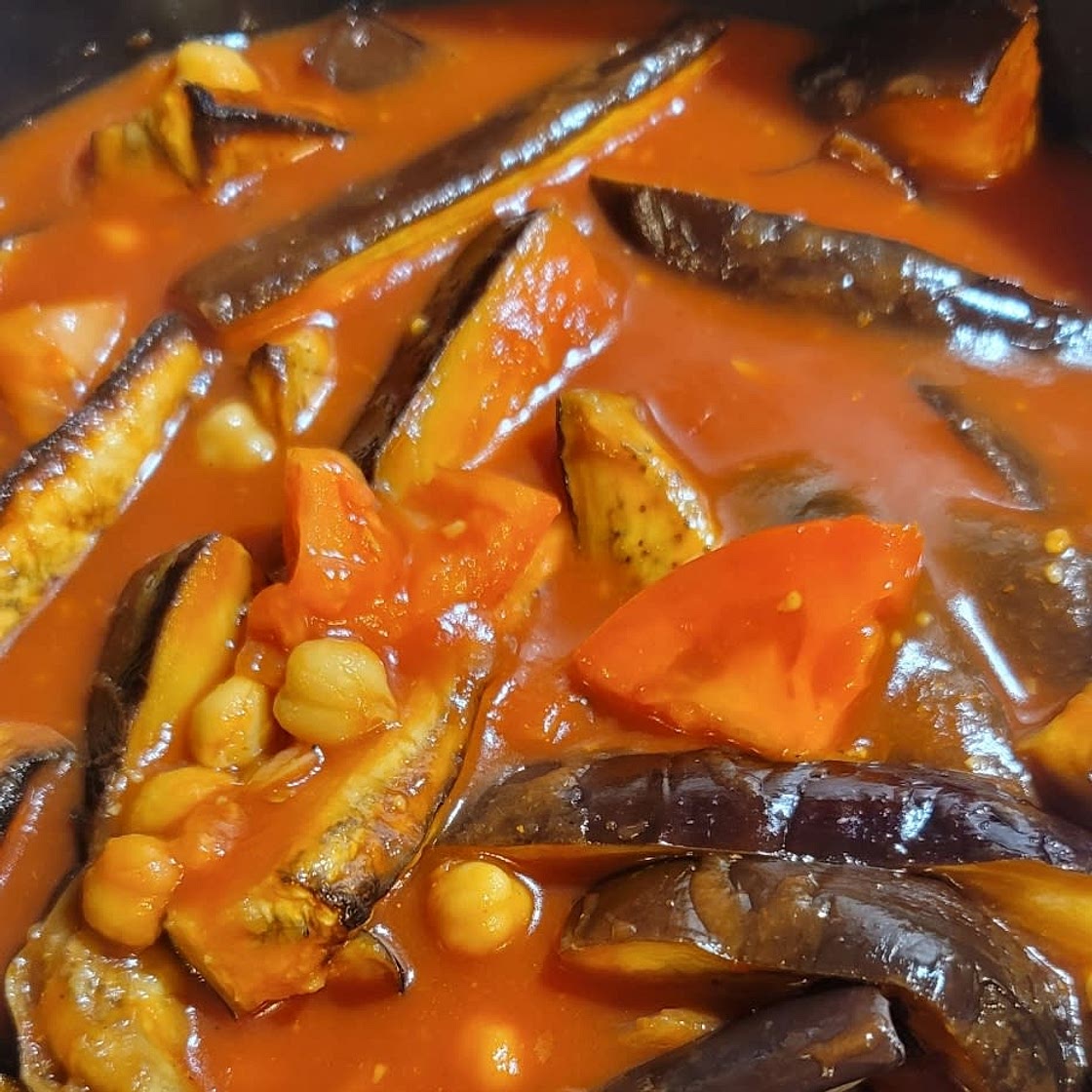 Khoresh Bademjan (Persian Eggplant Stew)