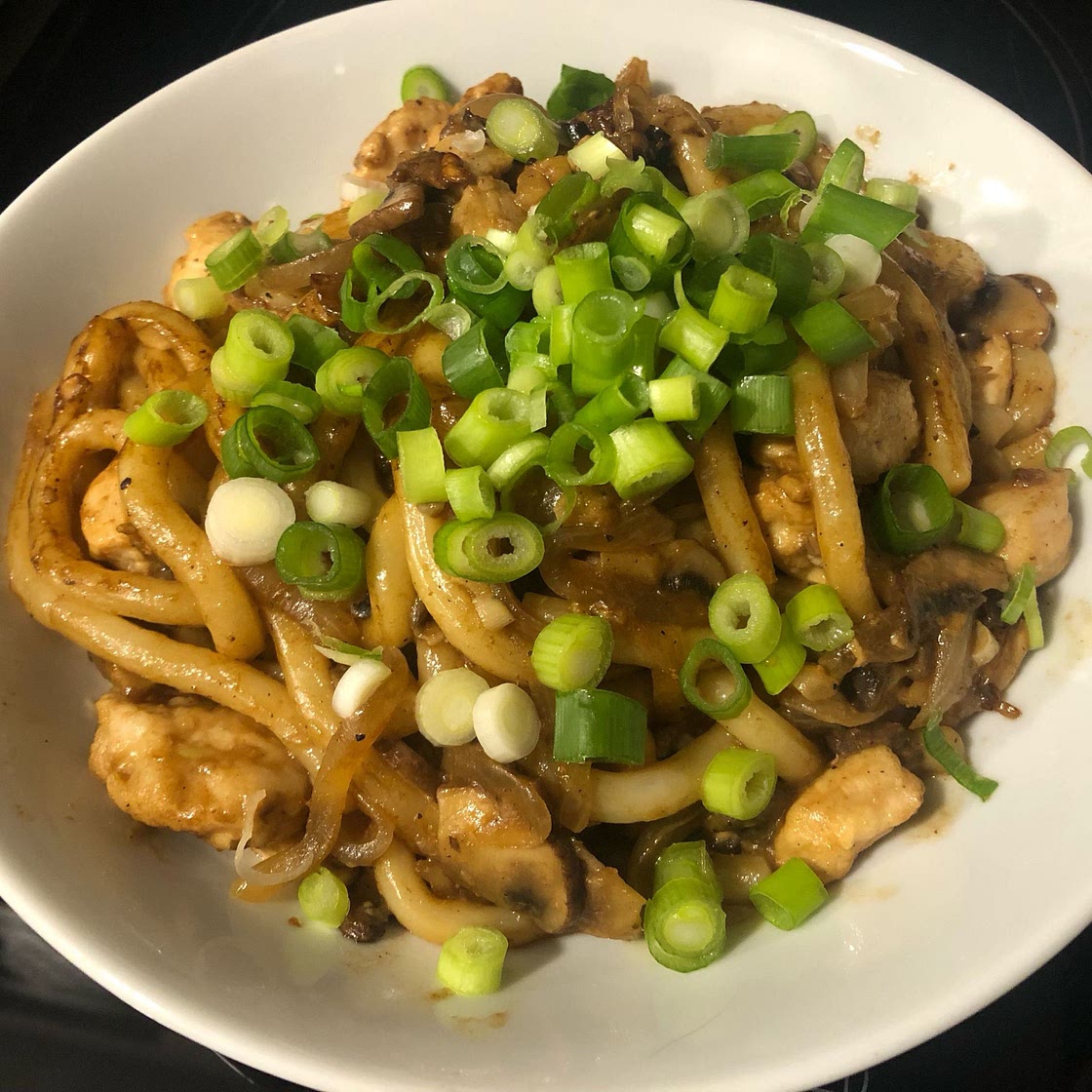Hoisin Chicken Udon Noodles